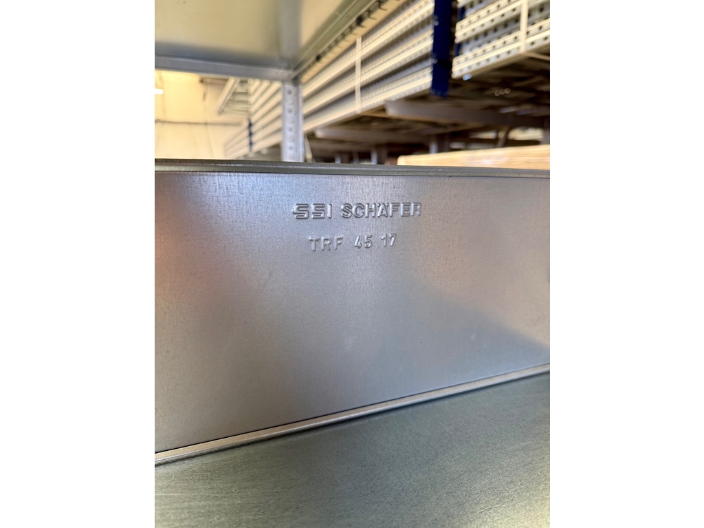 ca. 1,30 lfm. SSI Schäfer R3000 Fachbodenregal Grundfeld mit 20 Trennwänden | 2,49 m hoch | 50 cm tief | 150 kg pro Boden