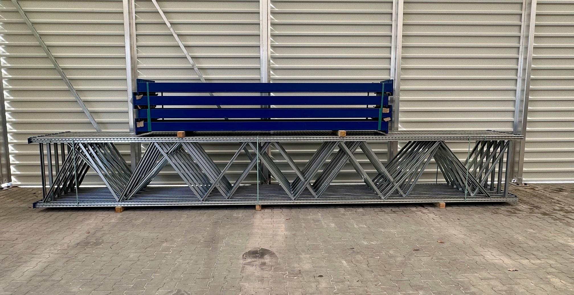 SSI Schäfer PR600 ca. 39,0 lfm H: 740 cm Schwerlastregale Palettenregale Regale