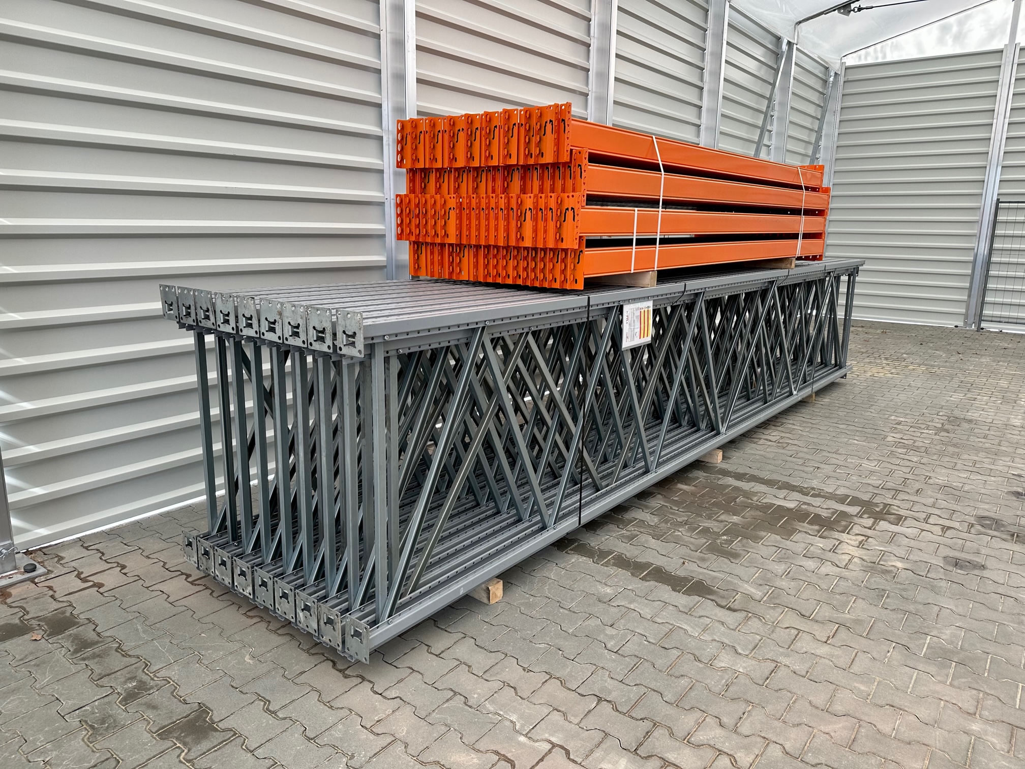 STOW Palettenregale ca. 37 lfm H:590 / 635 cm Schwerlastregale, Regale STOW Palettenregale ca. 37 lfm H:590 / 635 cm Schwerlastregale, Regale