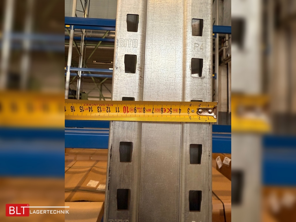 Bito P4 Palettenregal – ca. 31,10 lfm | Höhe 6,80 m | Boden + 3 | Gebrauchtware