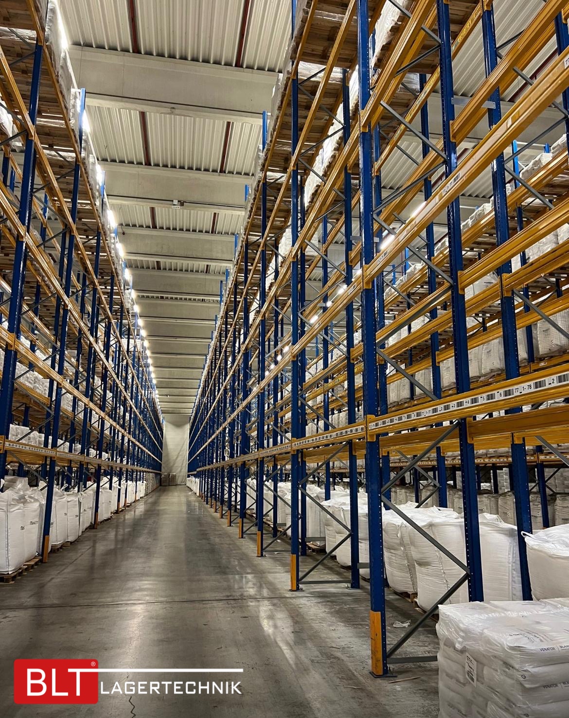 1000 Palettenplätze mit bis zu 1000kg/Stk. , 158 lfm. Jungheinrich Palettenregale , Regalanlage , Schwerlastregale, Hochregale, Industrieregale, Regale Esmena