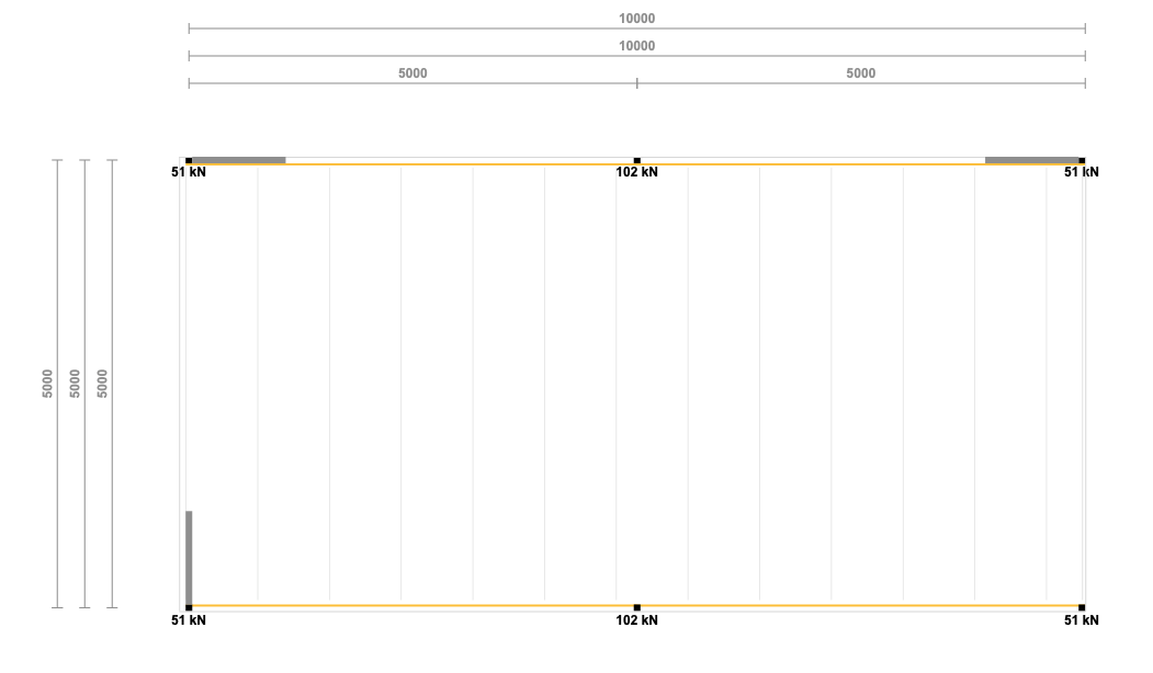 Lagerbühne 5x10 m – Unterkante 3,00 m | 500 kg/m² Traglast | Neu & modular Lagerbühne 5x10 m – Unterkante 3,00 m | 500 kg/m² Traglast | Neu & modular