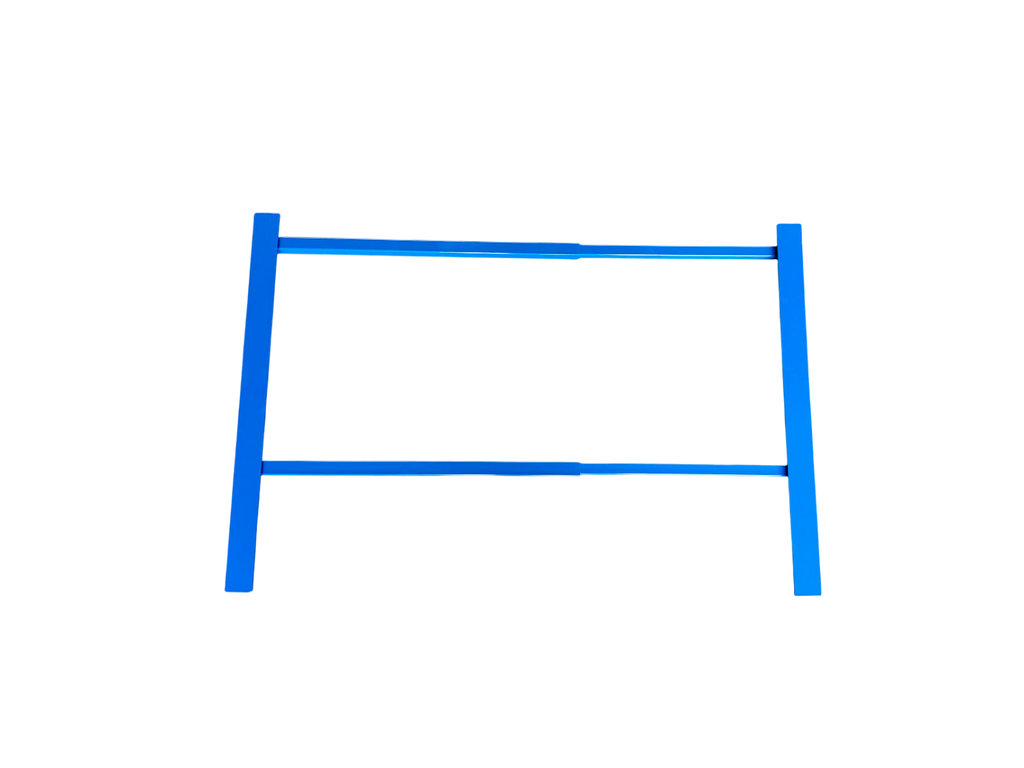 Endrahmenerhöhung universal für Palettenregale | Tiefe 600–1100 mm | 500 mm Schutzhöhe