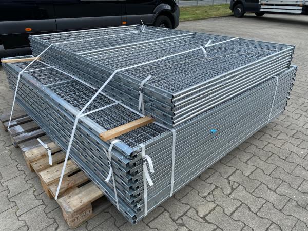 Rückwandgitter für Palettenregal, Gittermatte, Gitterrückwand, Maße: ca. 220 x 200, ca. 220 x 150 cm