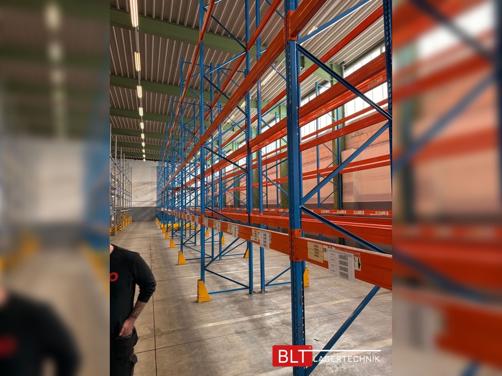 Stow Palettenregal – ca. 18,50 lfm | Höhe 7 m | Boden + 3 | Gebrauchtware