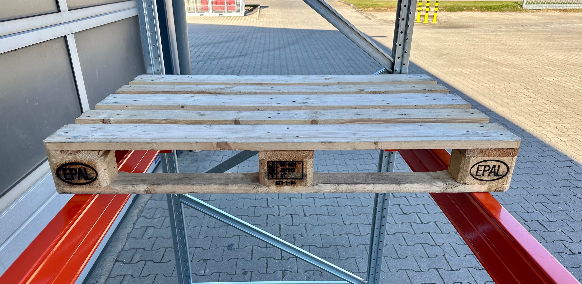 ca. 8,40 lfm, H: 250cm, Fachlast: 1800 kg, Palettenregale, Schwerlastregale, Hochregale, Industrieregale, Regale sofort ab Lager