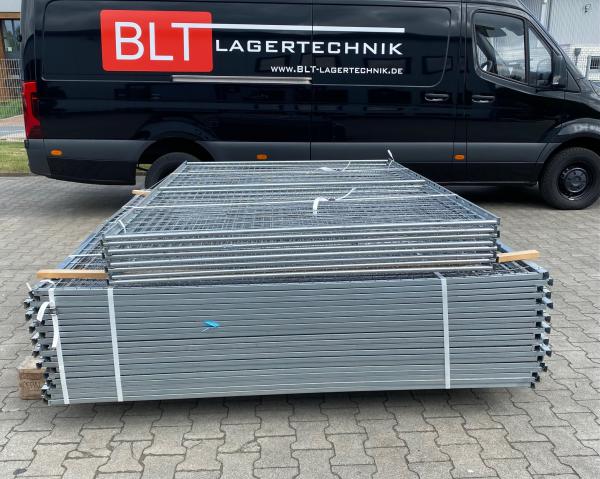 Rückwandgitter für Palettenregal, Gittermatte, Gitterrückwand, Maße: ca. 220 x 200, ca. 220 x 150 cm