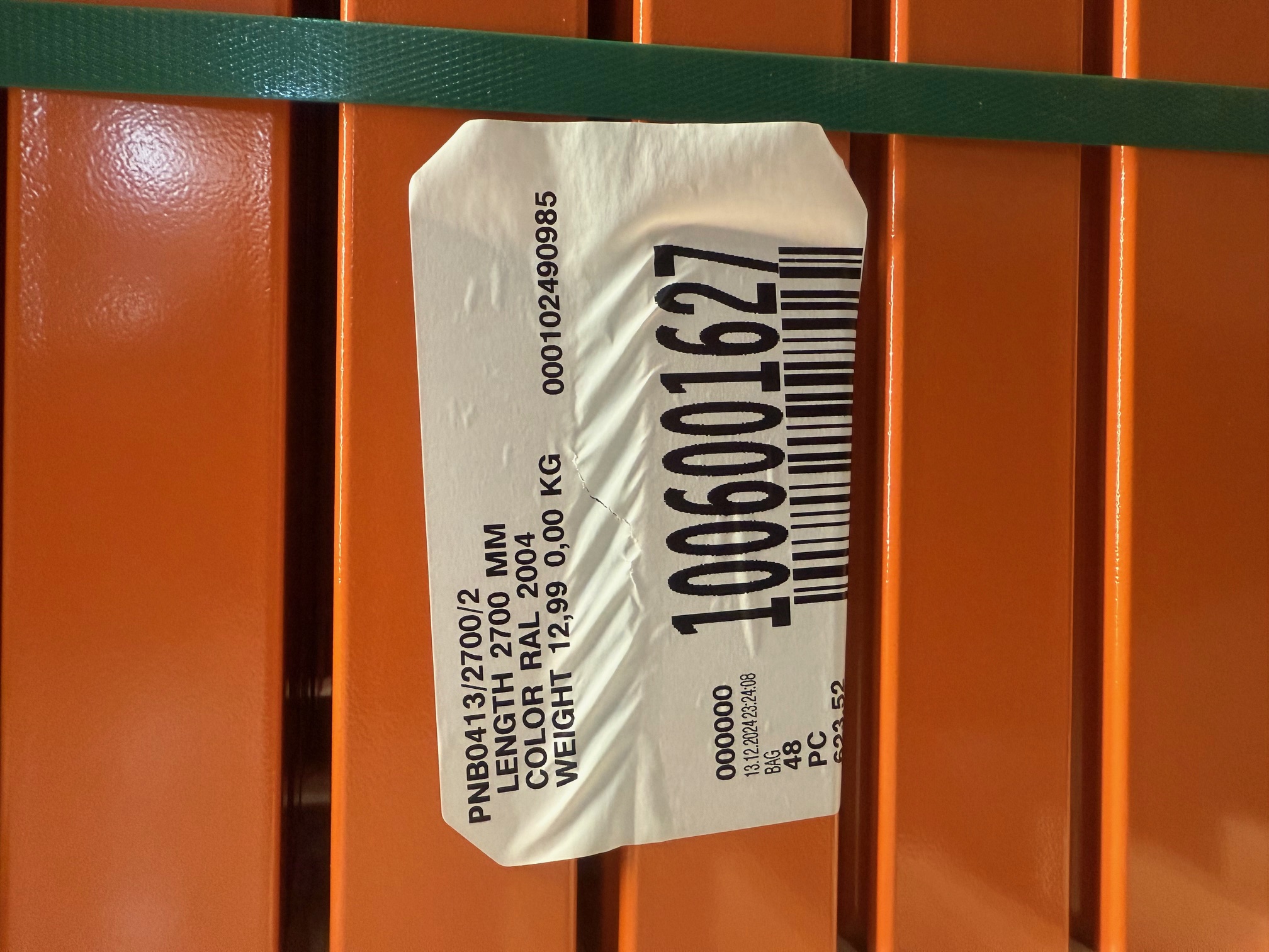 Stow Traversen 270 cm , 3000 kg , Neuware ab Lager! PNB0413 S355MC Palettenregale Schwerlastregale Industrieregale Hochregale Querbalken