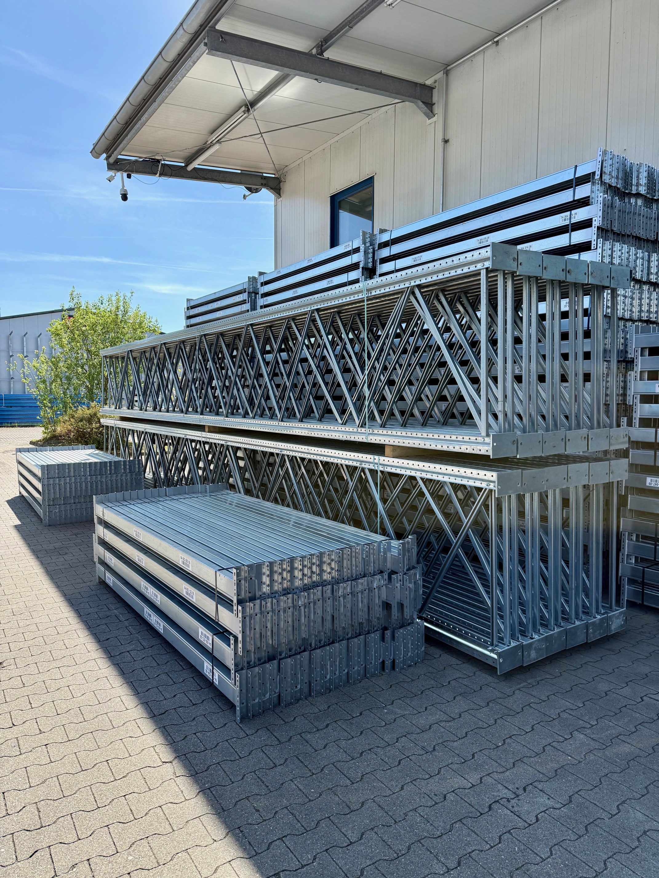ca. 100,90 lfm, H: 900cm, Dexion P90 Palettenregale, 432 Palettenplätze