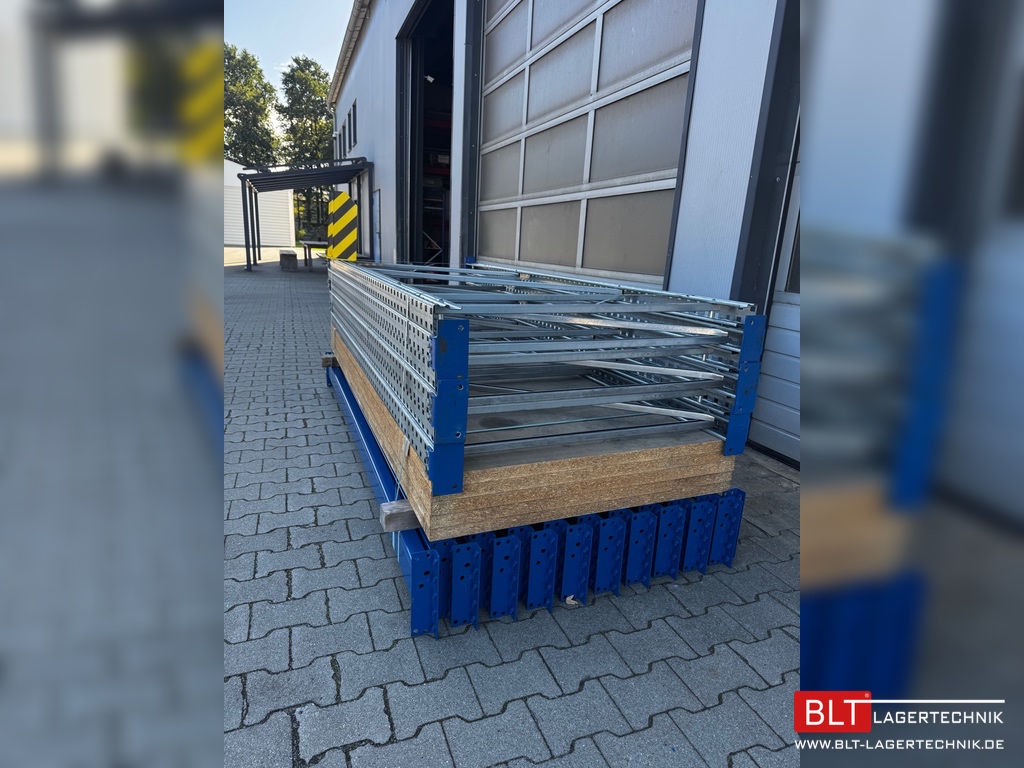 SSI Schäfer PR600 – ca. 14 lfm | Höhe 2,70 m | Boden + 2 Ebenen | Einmaliges Paket | Palettenregal gebraucht kaufen