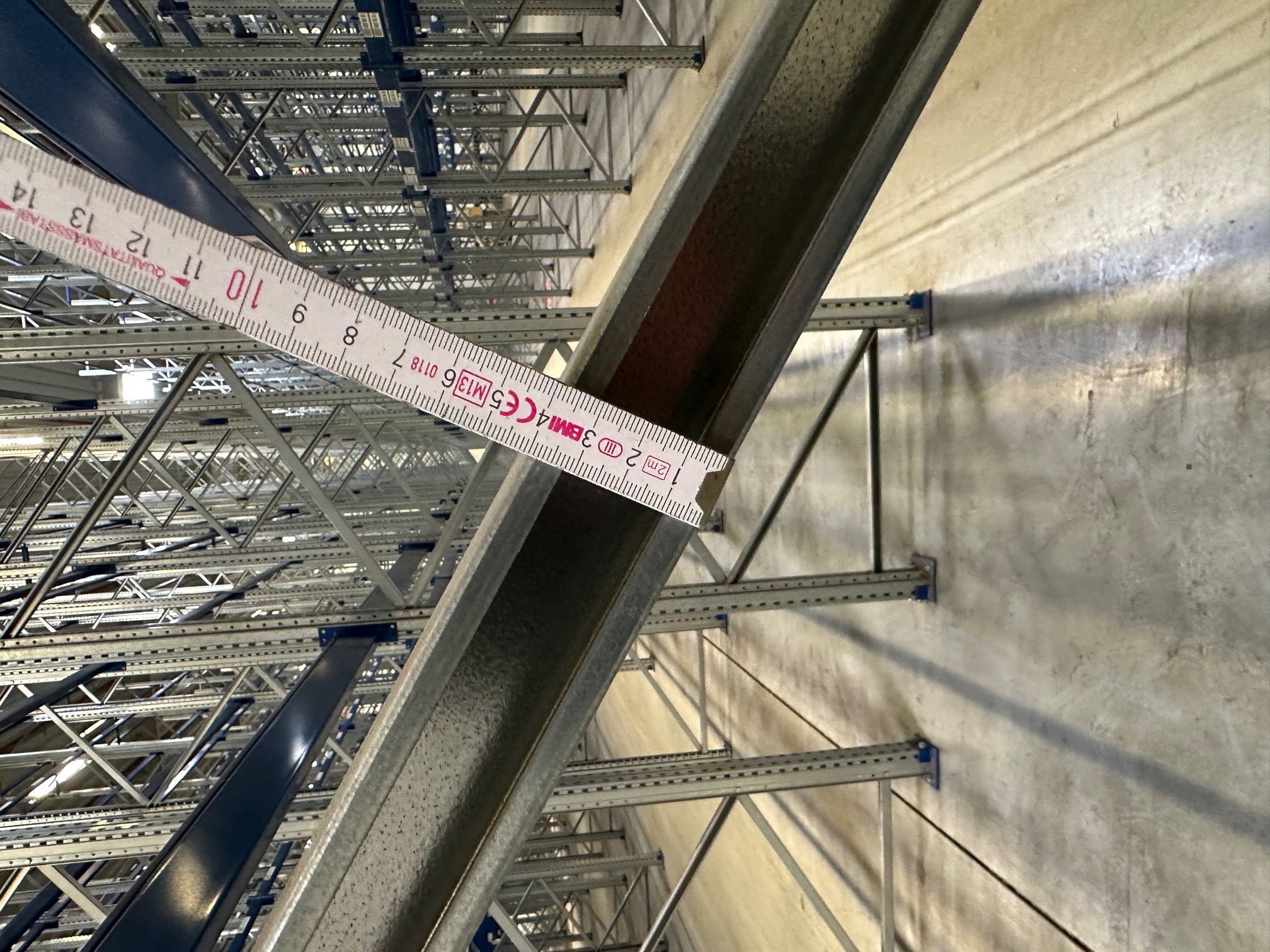 ca. 14 lfm, H: 725cm, SSI Schäfer PR600 Palettenregale