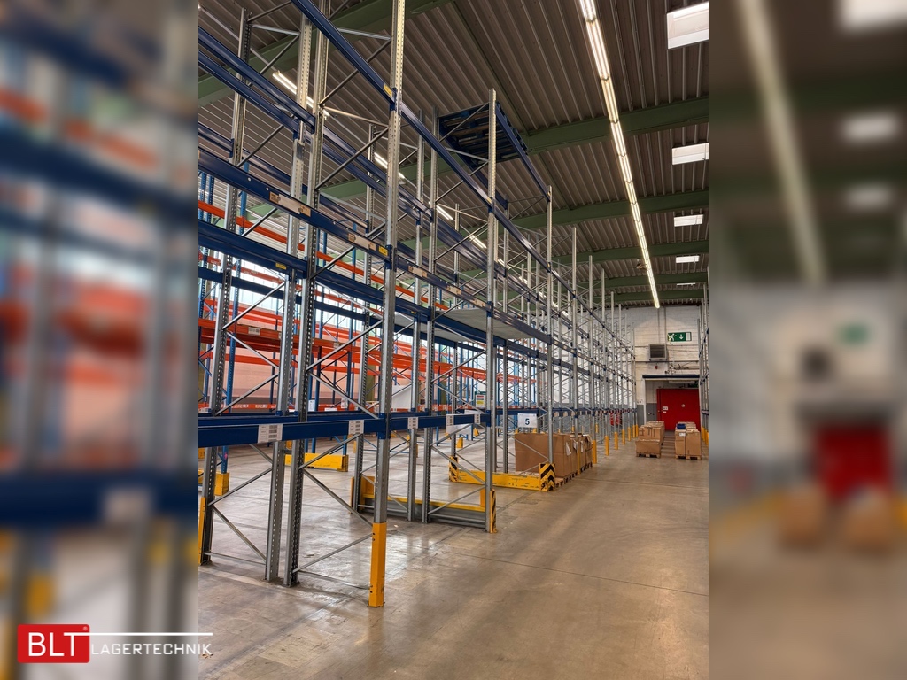 Bito P4 Palettenregal – ca. 14,20 lfm | Höhe 6,80 m | Boden + 3 | Gebrauchtware