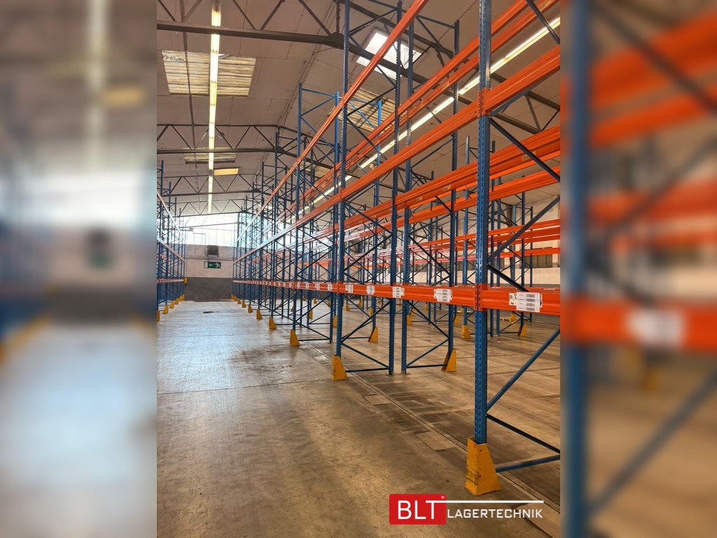 Stow Palettenregal – ca. 18,50 lfm | Höhe 7 m | Boden + 3 | Gebrauchtware
