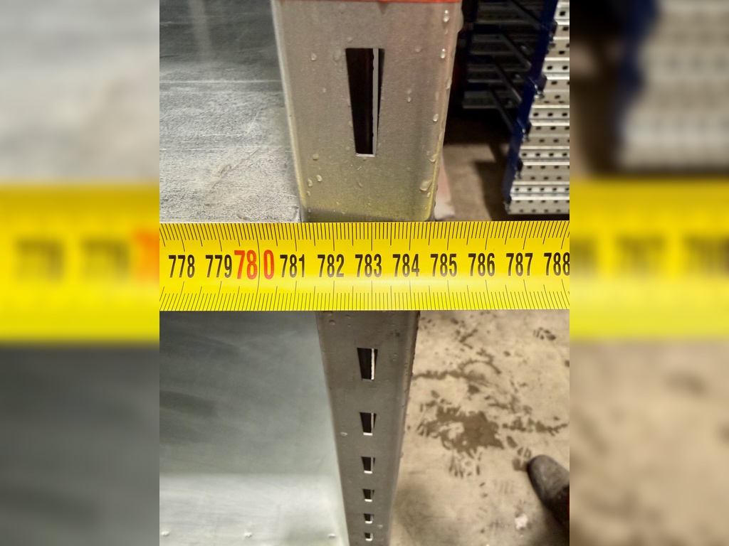  ca. 39 lfm Gebrauchtes Fachbodenregal | 3,0 m hoch | 60 cm tief | 7 Ebenen | STOW Stowshelf