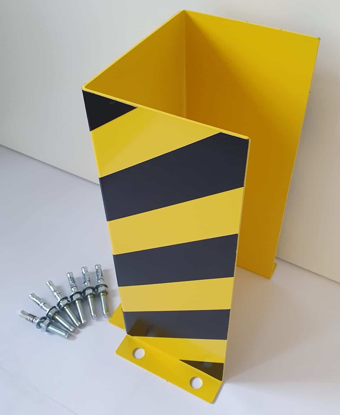 Anfahrschutz U-Form 40 cm Gelb/Schwarz – inkl. Bodenanker – NEUWARE
