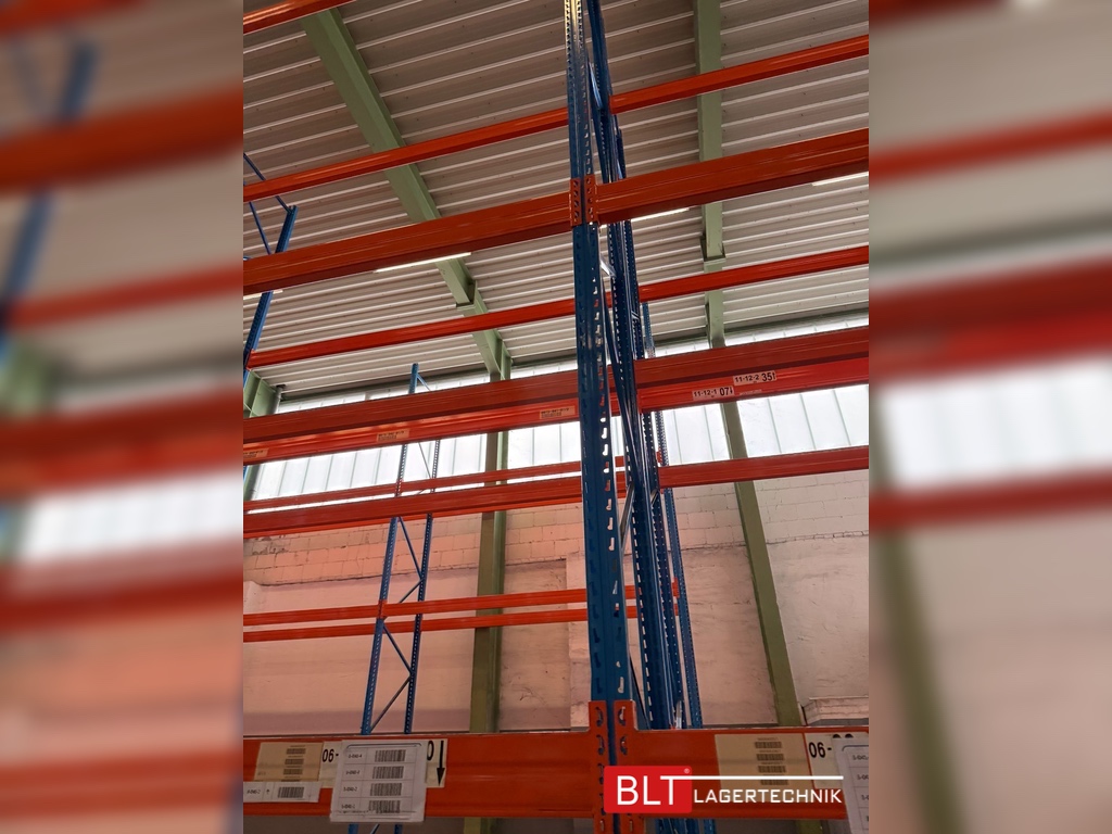 Stow Palettenregal – ca. 18,50 lfm | Höhe 7 m | Boden + 3 | Gebrauchtware