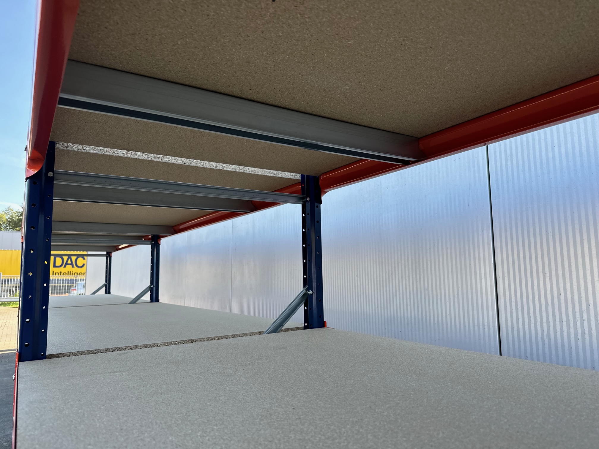 Weitspannregal – ca. 5,75 lfm | Höhe 200 cm | Tiefe 80 cm | 4 Ebenen | 400 kg Fachlast