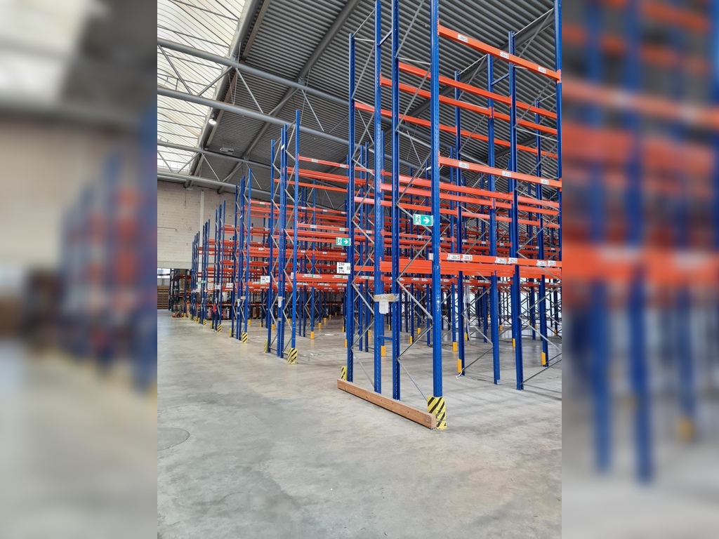 ca. 50,40 lfm, H: 560cm Arestant / AR Racking Palettenregale, 216 PP , Schwerlastregale, Hochregale, Industrieregale, Regale sofort ab Lager
