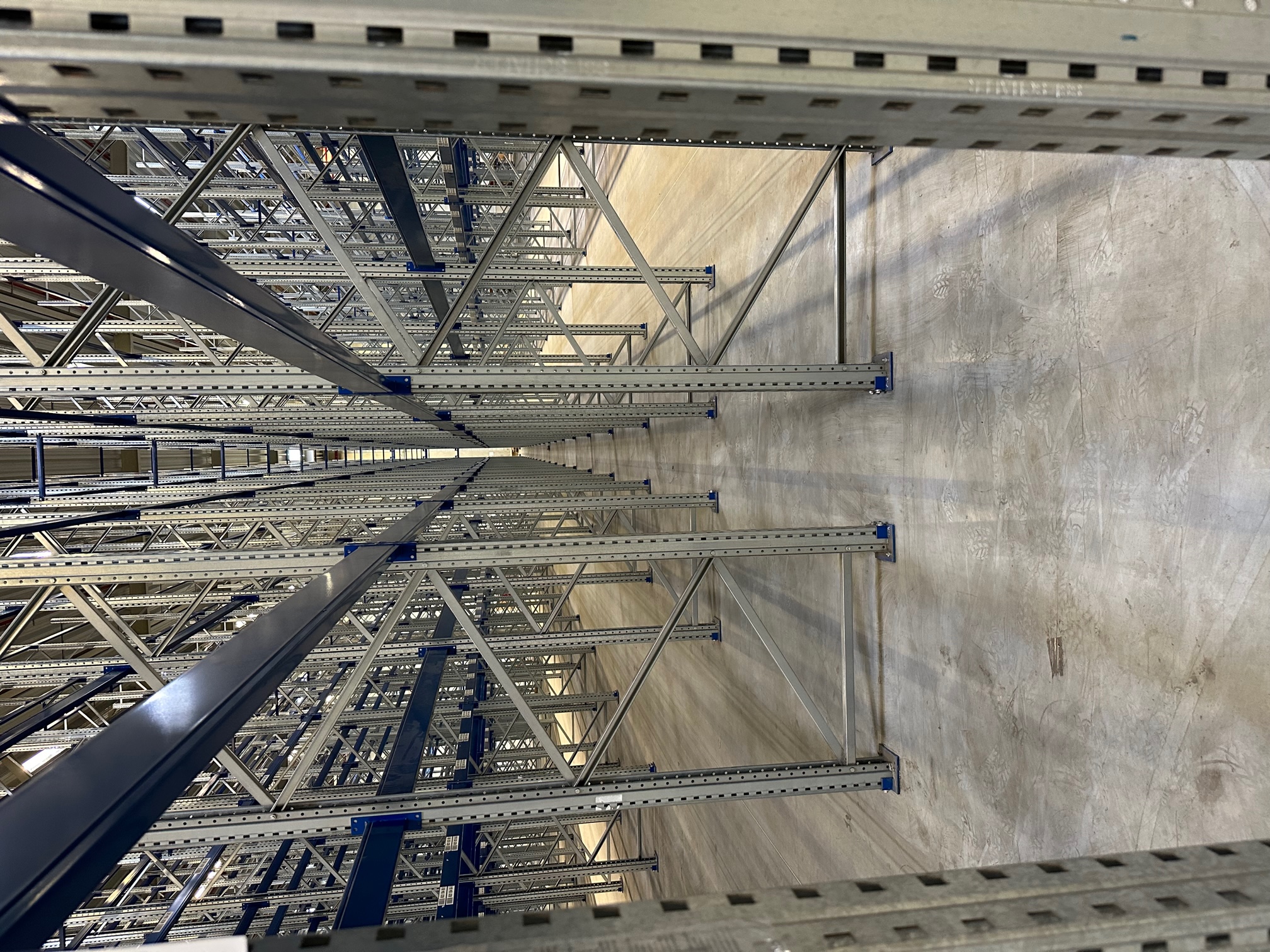 ca. 14 lfm, H: 725cm, SSI Schäfer PR600 Palettenregale