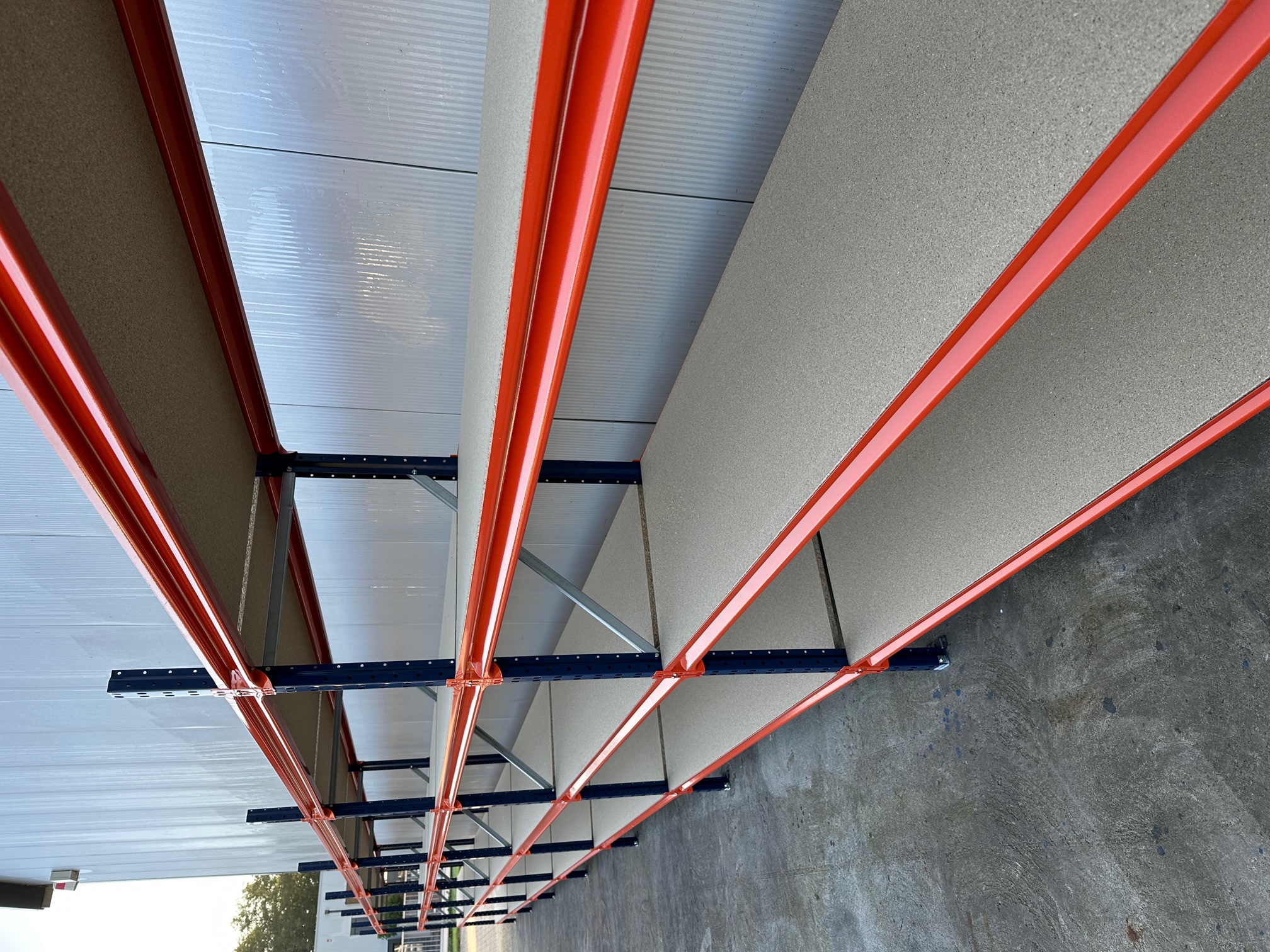 Weitspannregal – ca. 57 lfm | Höhe 200 cm | Tiefe 60 cm | 4 Ebenen | 400 kg Fachlast