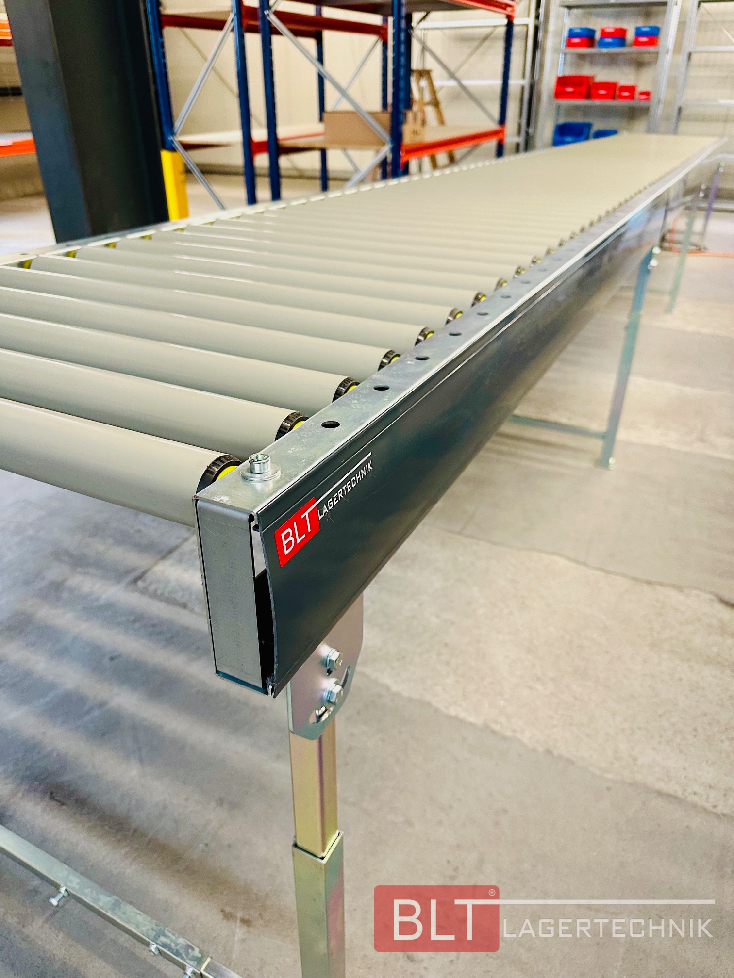 Schwerkraft Rollenbahn 11,52 m – NB730 | Modular & robust