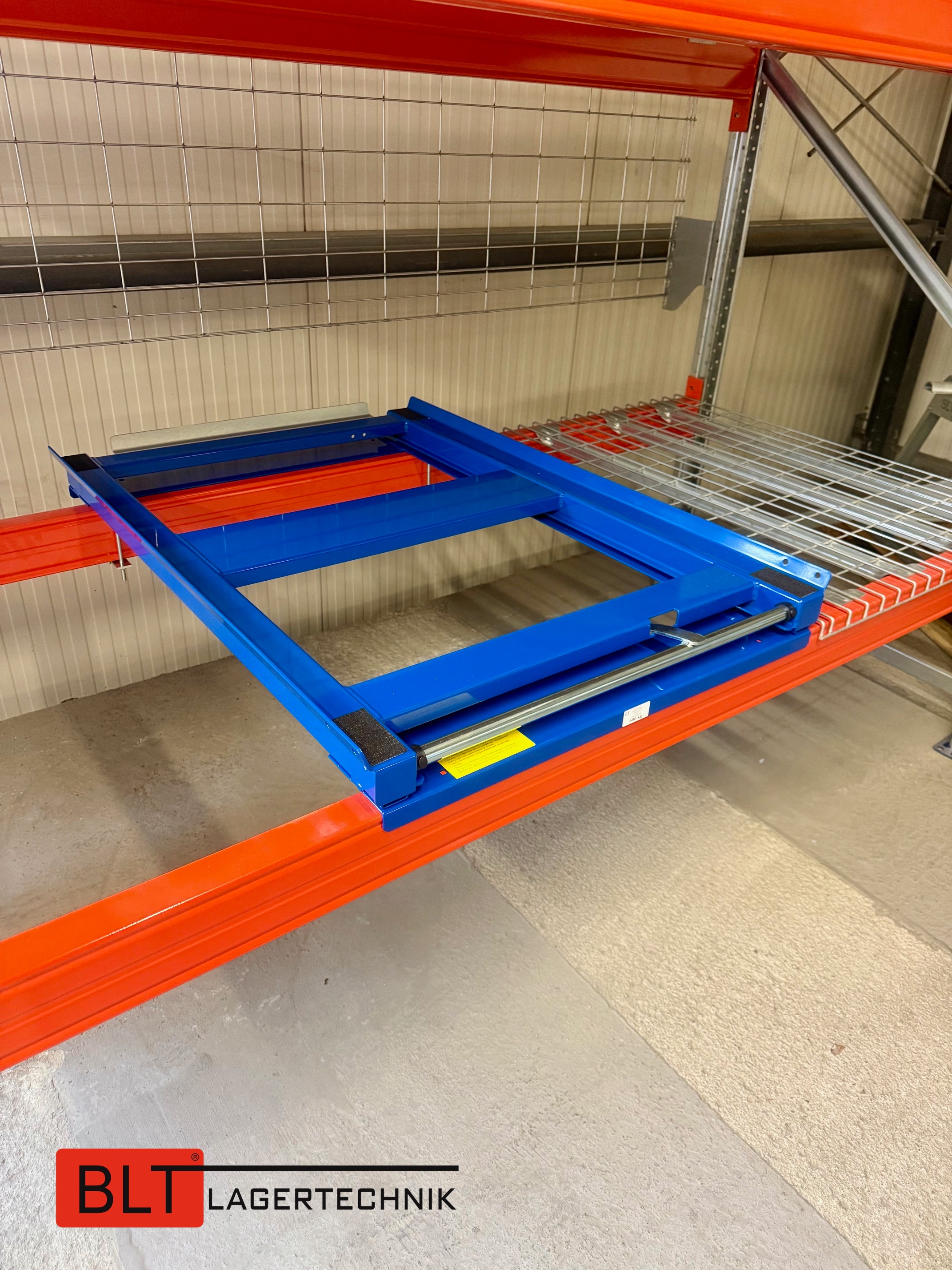 Palettenauszug 600 kg – 70 % Auszug – für Palettenregale – NEUWARE