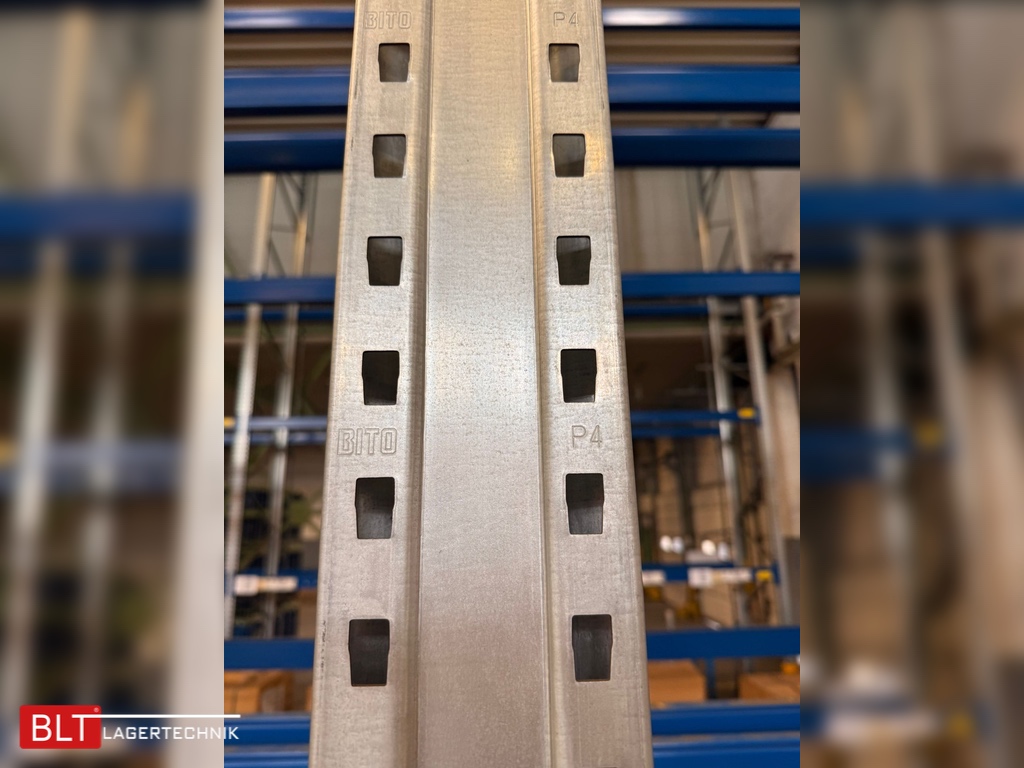 Bito P4 Palettenregal – ca. 14,20 lfm | Höhe 6,80 m | Boden + 3 | Gebrauchtware