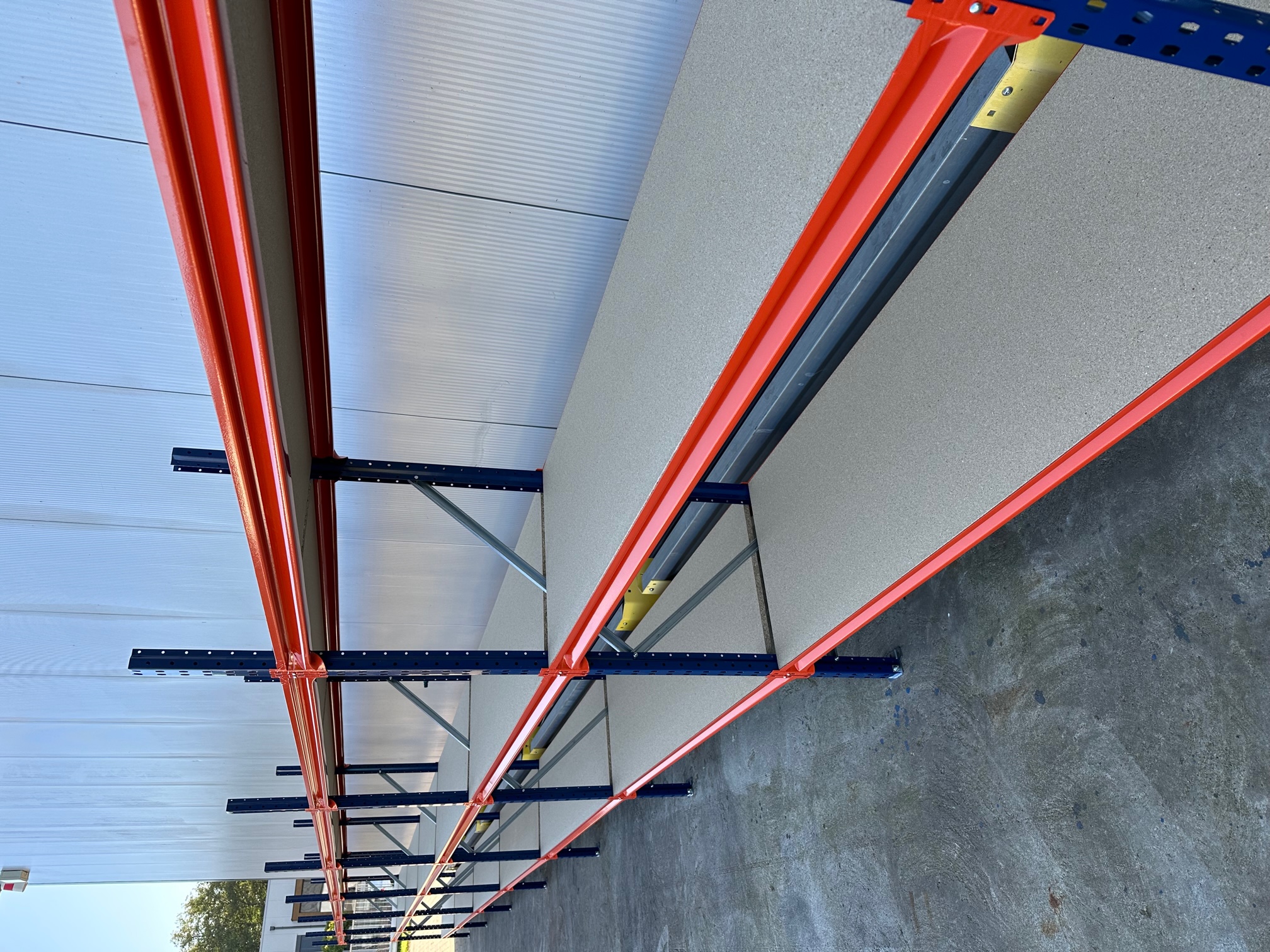 Weitspannregal – ca. 57 lfm | Höhe 200 cm | Tiefe 60 cm | 3 Ebenen | 400 kg Fachlast