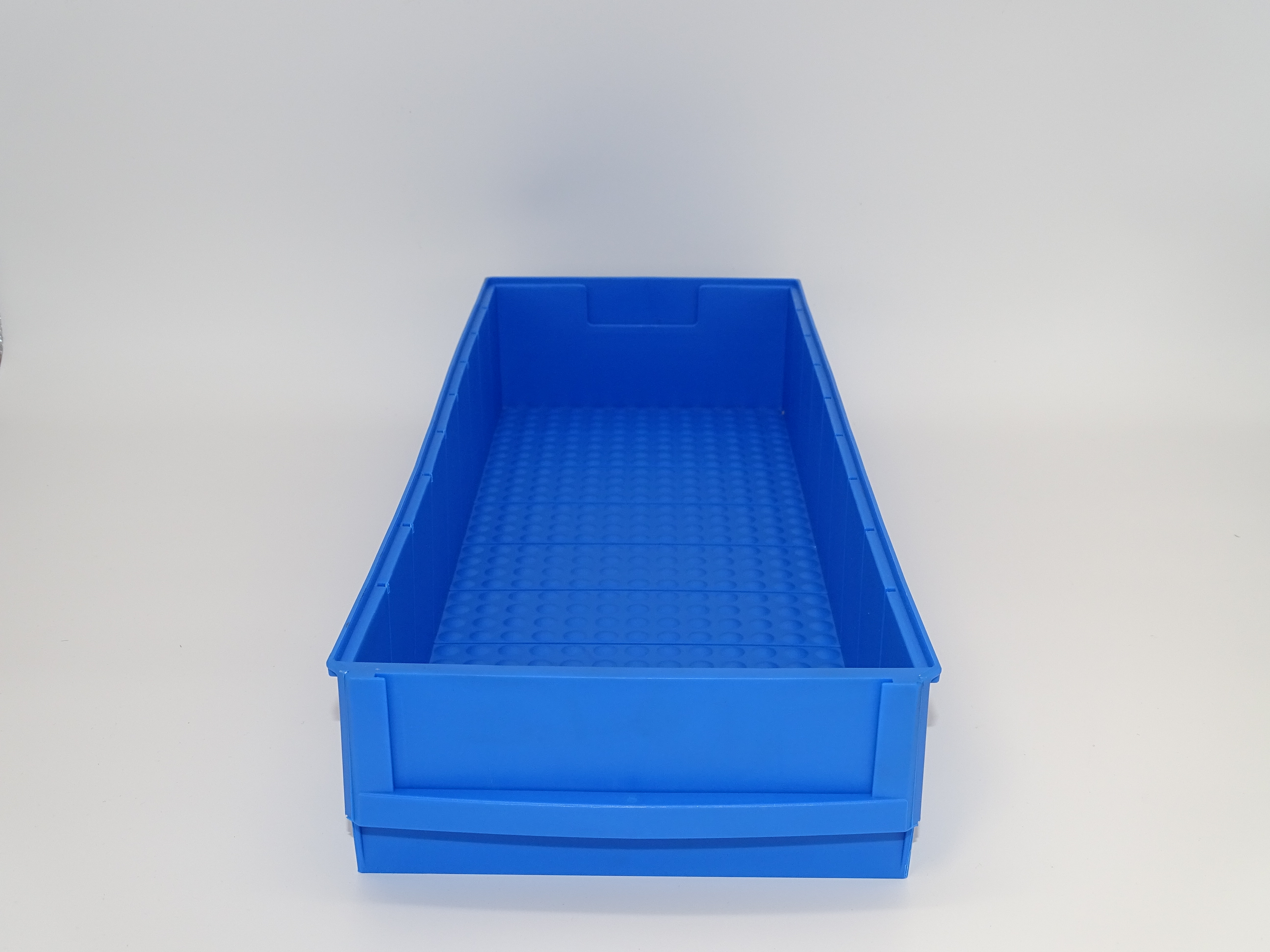 96 Regalkästen 500B – 500 × 183 × 81 mm – blau – stapelbar – lebensmittelecht – inkl. Versand – Made in Germany