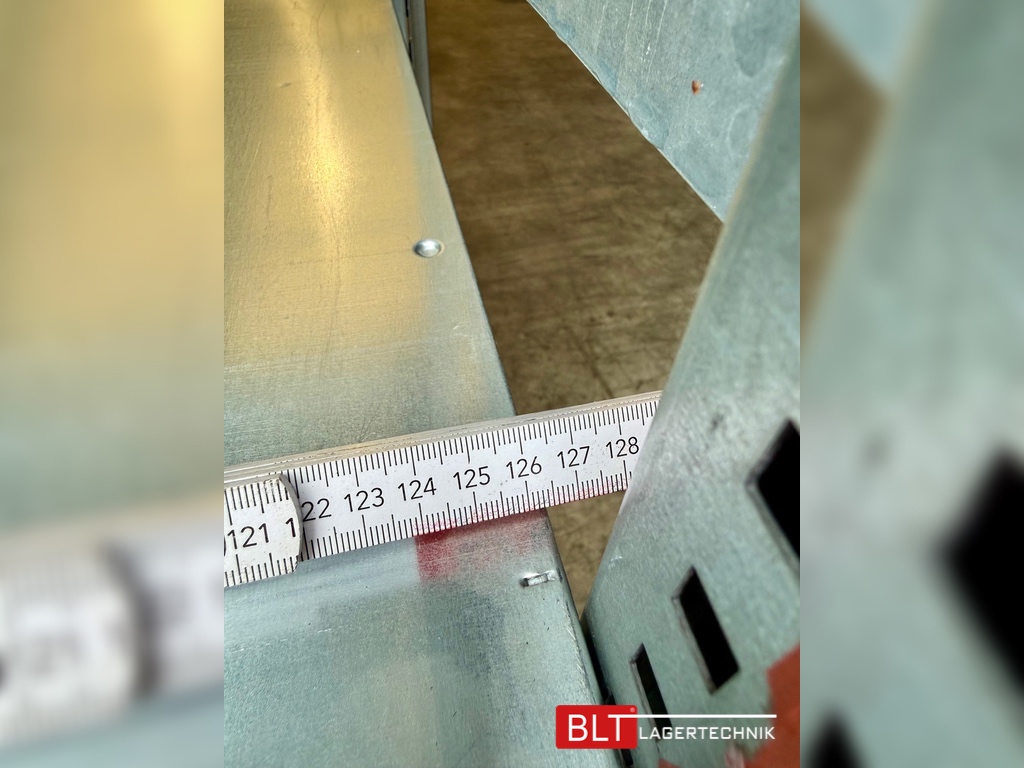 ca. 1,33 lfm Grundfeld Gebrauchtes Fachbodenregal | 2,5 m hoch | 60 cm tief | 6 Ebenen | STOW Stowshelf