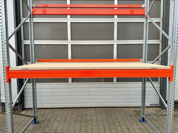 Auflageboden 2680 x 1090 mm für Palettenregale – Spanplatte P4 – inkl. Z-Bleche – NEUWARE