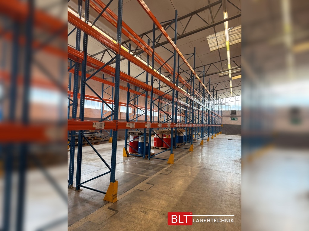 Stow Palettenregal – ca. 18,50 lfm | Höhe 7 m | Boden + 3 | Gebrauchtware