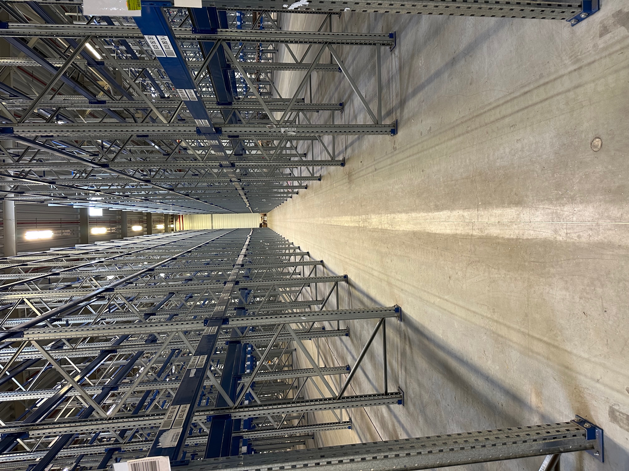 ca. 14 lfm, H: 725cm, SSI Schäfer PR600 Palettenregale