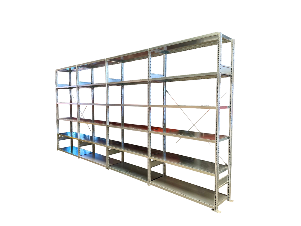 ca. 5,20 lfm. SSI Schäfer R3000 Fachbodenregal | 2,49 m hoch | 50 cm tief | 150 pro Boden