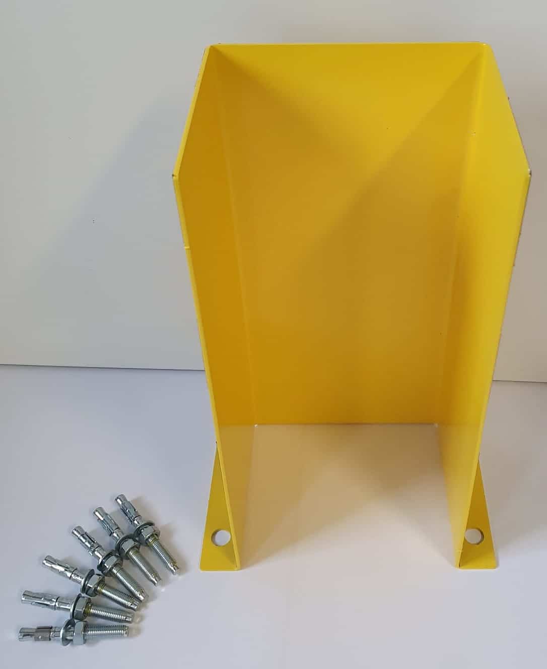 Anfahrschutz U-Form 40 cm Gelb/Schwarz – inkl. Bodenanker – NEUWARE