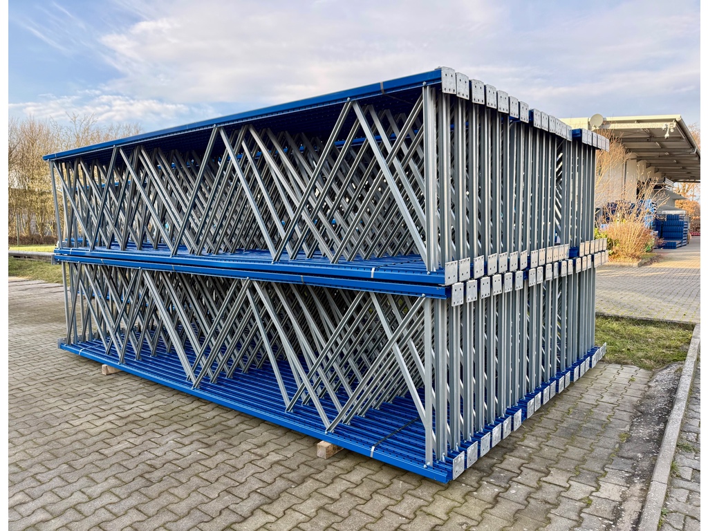 Palettenregal Jungheinrich MPB | ca. 50,4 m | Höhe 5,0 m | 2.100 kg Fachlast
