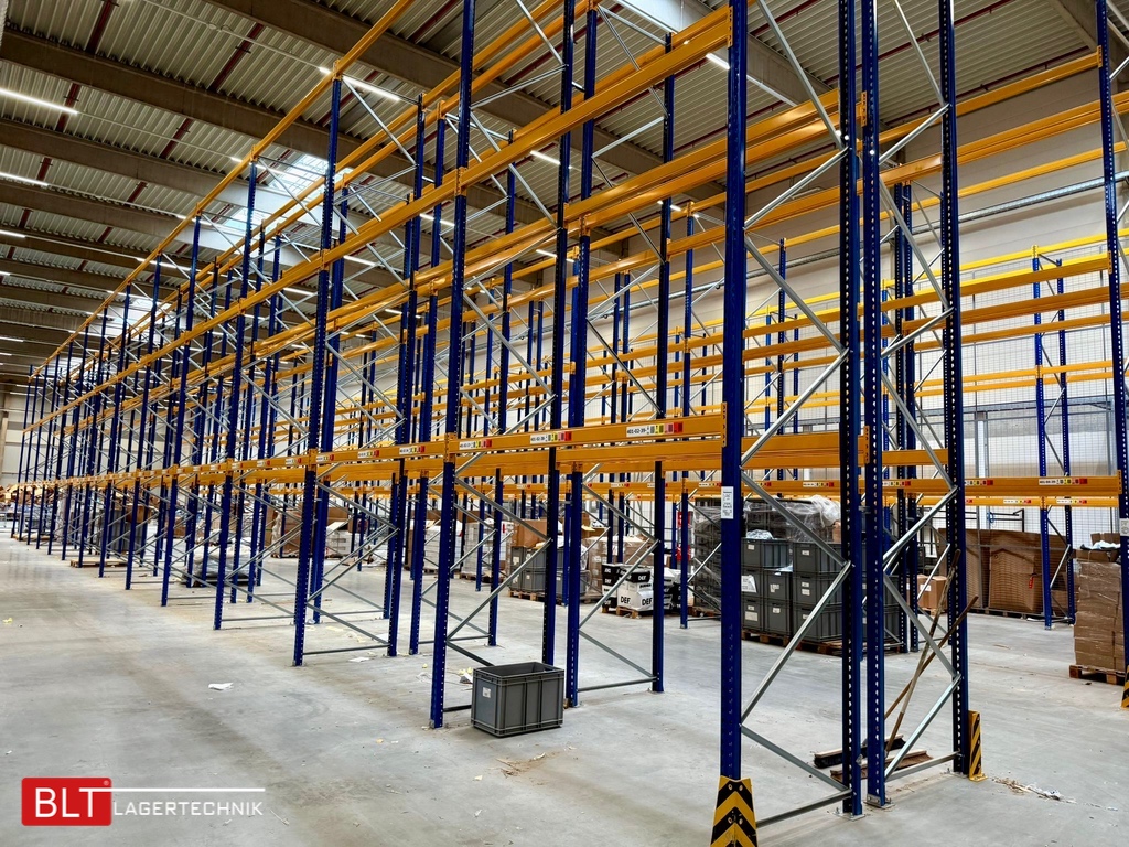 Jungheinrich MPB Palettenregal – ca. 75,6 lfm | Höhe 6,45 m | Boden + 3 | Gebrauchtware