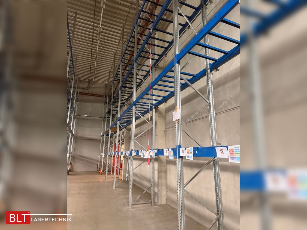 SSI Schäfer PR600 Palettenregal – ca. 33,60 lfm | Höhe 11,50m | Boden + 4 | Gebrauchtware