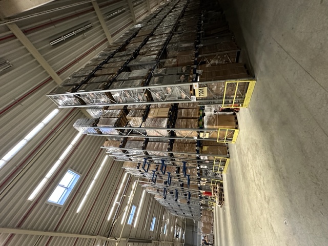 100,80 lfm, H: 655cm, SSI Schäfer PR600 Palettenregale