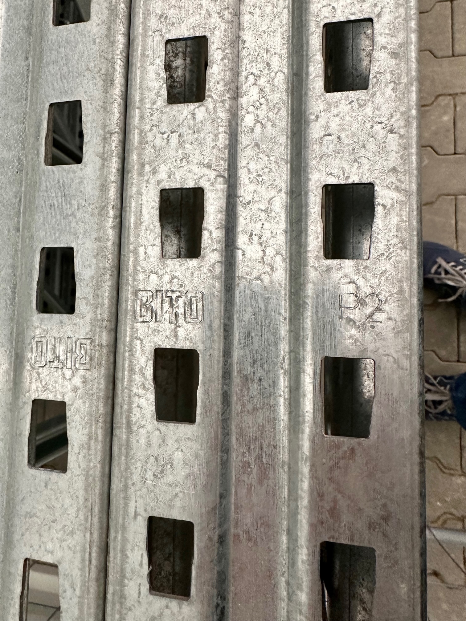 BITO P2 Regalständer H: 350cm