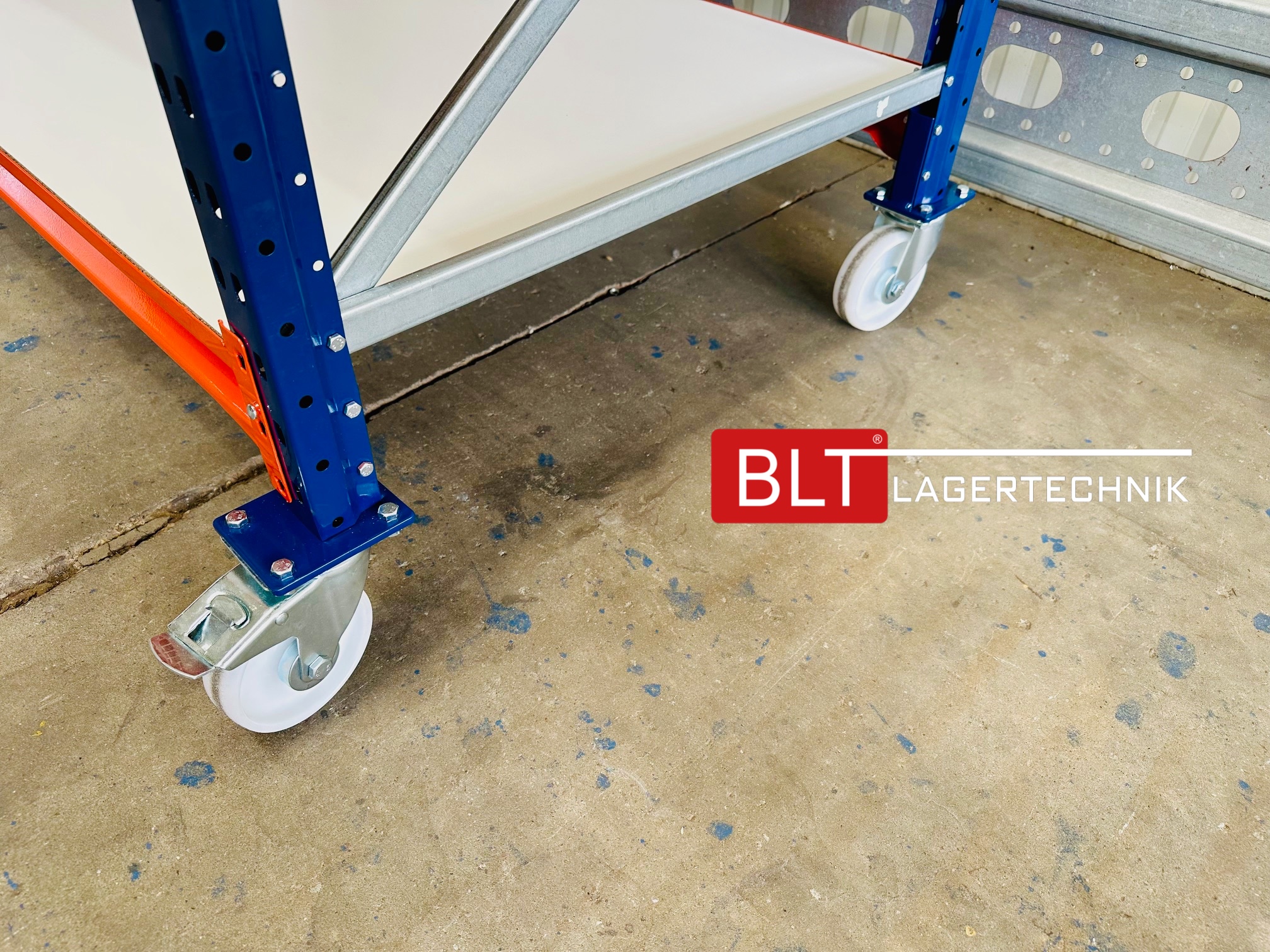 Packtisch, Rollwagen, Werkbank auf Rollen, Arbeitstisch, Versandtisch, Schneidtisch