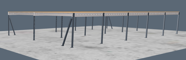 Lagerbühne 10x20 m – Unterkante 2,5 m | 500 kg/m² Traglast | Systembühne ab Werk Lagerbühne 10x20 m – Unterkante 2,5 m | 500 kg/m² Traglast | Systembühne ab Werk