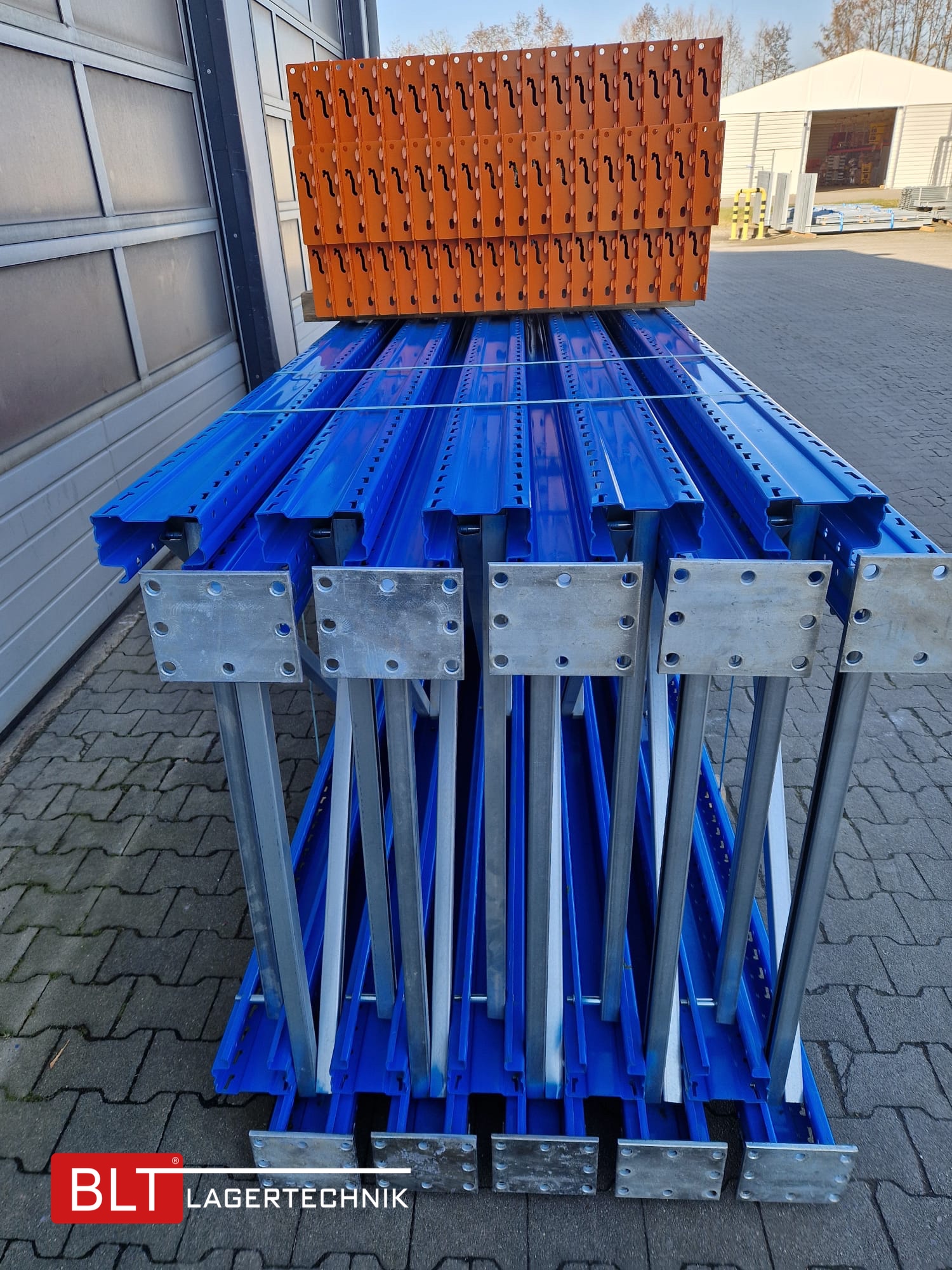 ca. 25,70 lfm STOW, H: 600cm, 108 Palettenplätze Fachlast: 3000 kg, Palettenregale Schwerlastregale, Hochregale, Industrieregale, Regale sofort ab Lager