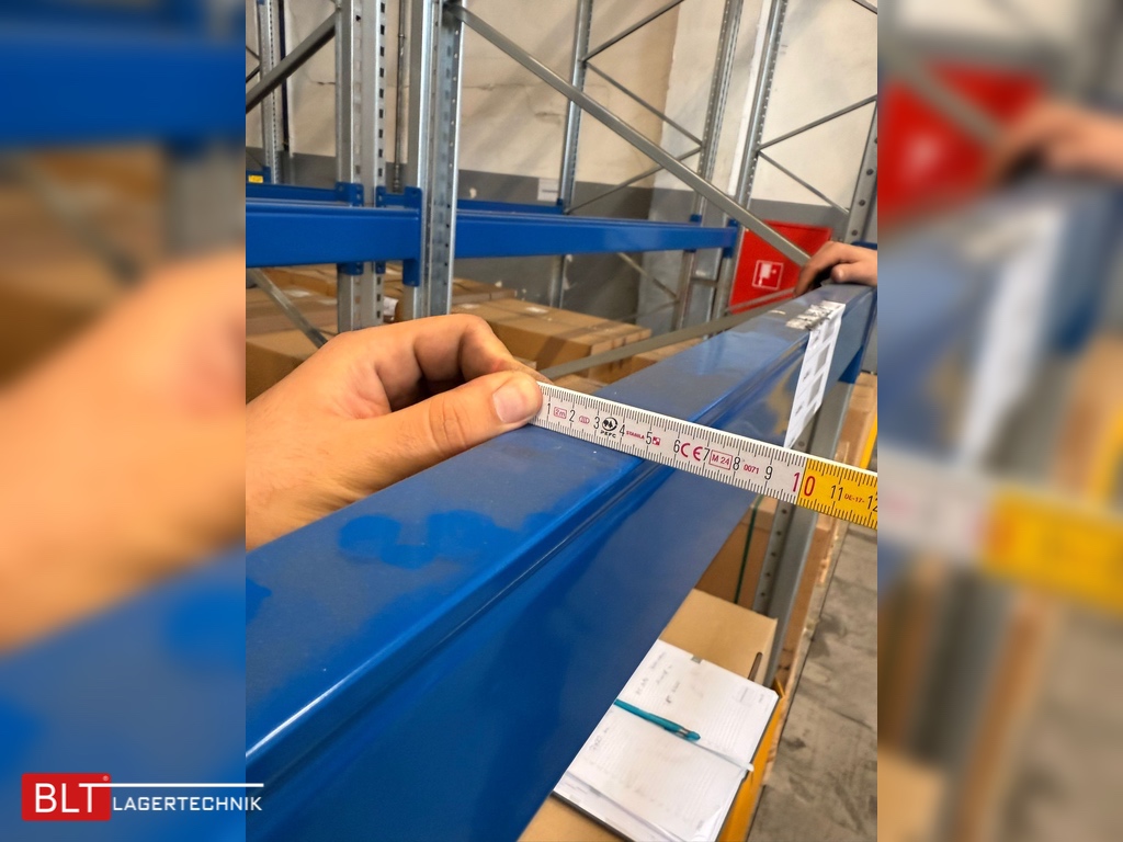 Bito P4 Palettenregal – ca. 50,90 lfm | Höhe 6,80 m | Boden + 3 | Gebrauchtware