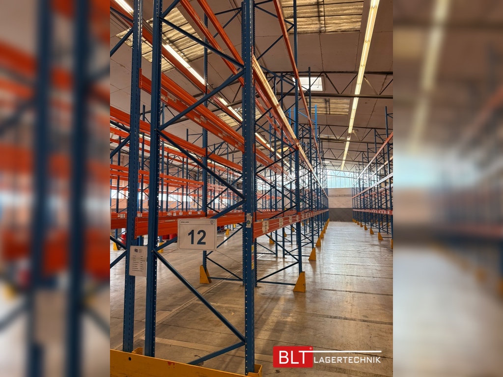 Stow Palettenregal – ca. 18,50 lfm | Höhe 7 m | Boden + 3 | Gebrauchtware