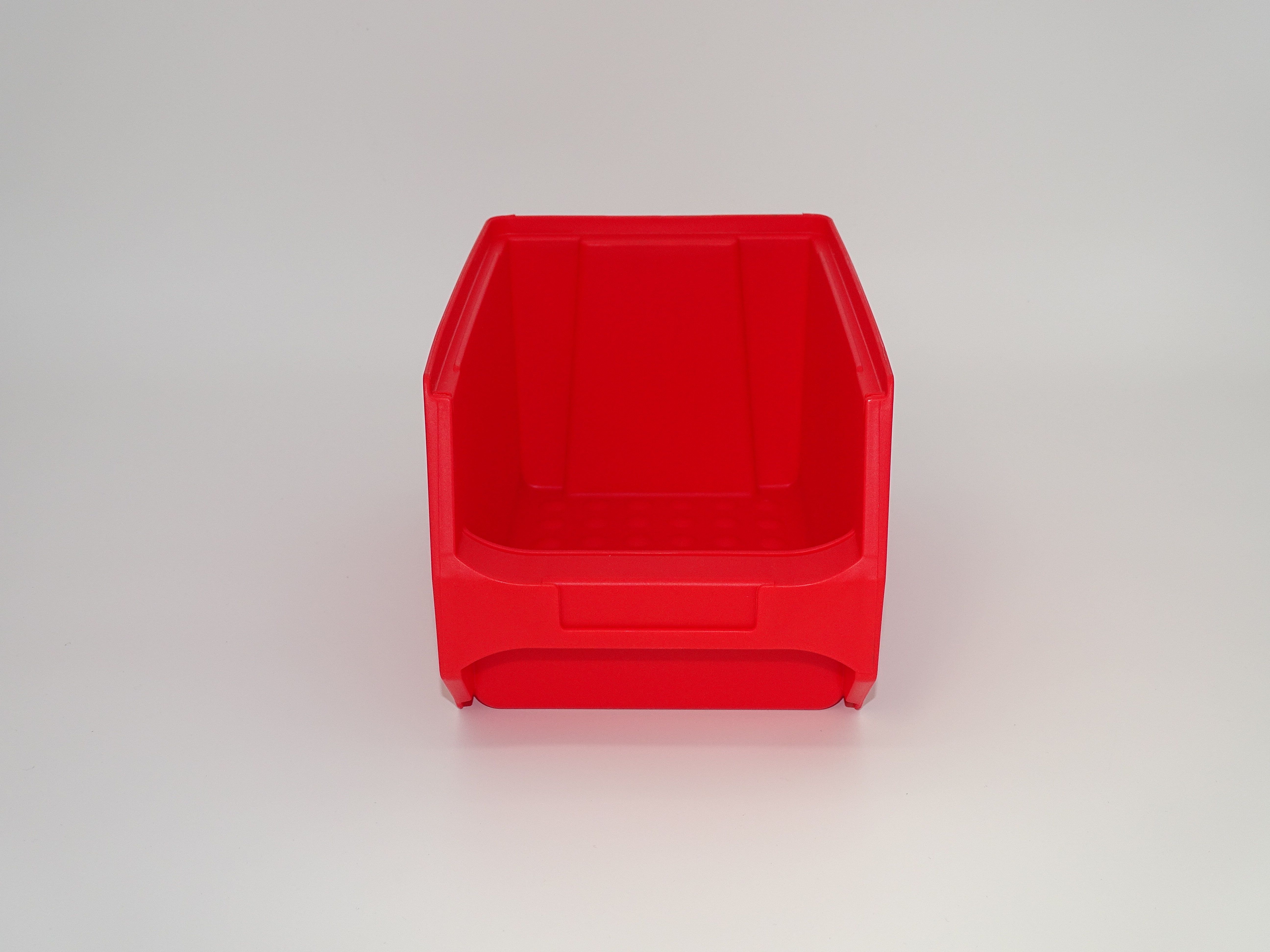 48 Sichtlagerkisten Gr. 3 – 235 × 145 × 125 mm – rot – stapelbar – lebensmittelecht – inkl. Versand – Made in Germany