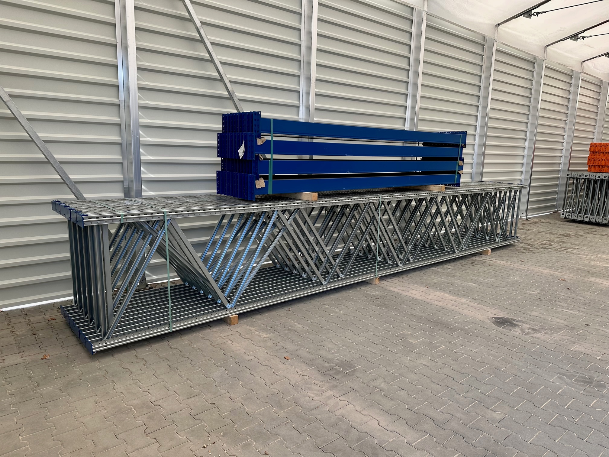 SSI Schäfer PR600 ca. 39,0 lfm H: 740 cm Schwerlastregale Palettenregale Regale