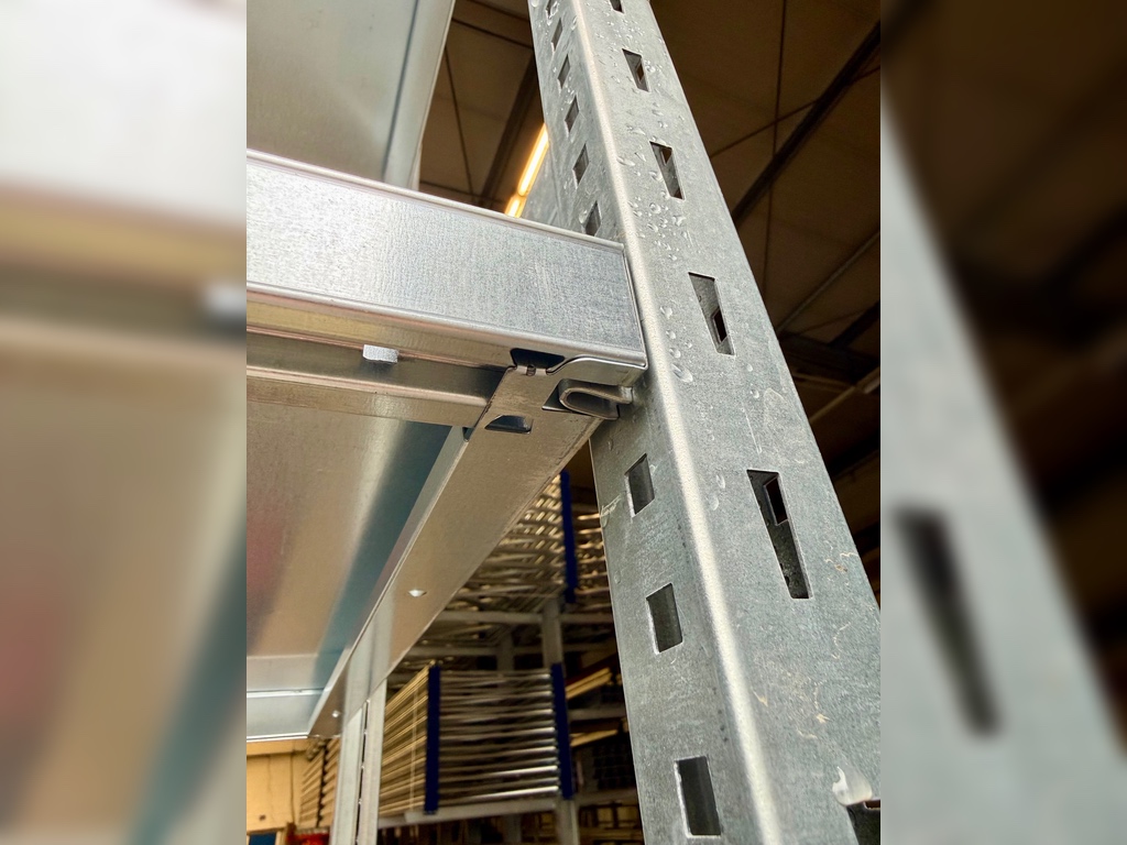  ca. 100 lfm Gebrauchtes Fachbodenregal | 3,0 m hoch | 60 cm tief | 7 Ebenen | STOW Stowshelf