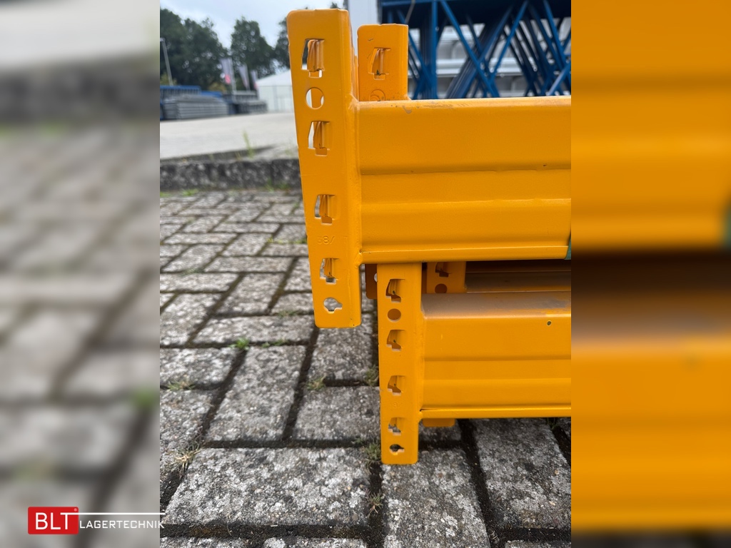 ca. 18,50 lfm | H: 6,80 m | T: 1,10 m | Jungheinrich MPB Palettenregal gebraucht | 2.000 kg Fachlast | 80 Palettenplätze ca. 18,50 lfm | H: 6,80 m | T: 1,10 m | Jungheinrich MPB Palettenregal gebraucht | 2.000 kg Fachlast | 80 Palettenplätze