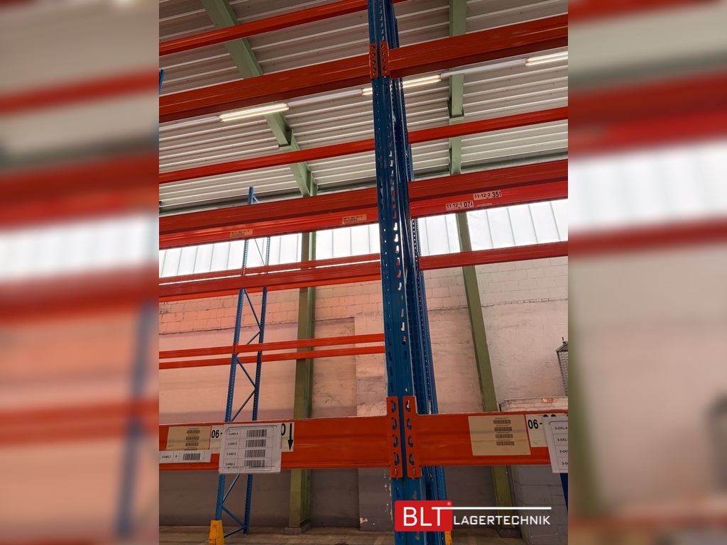 Stow Palettenregal – ca. 18,50 lfm | Höhe 7 m | Boden + 3 | Gebrauchtware